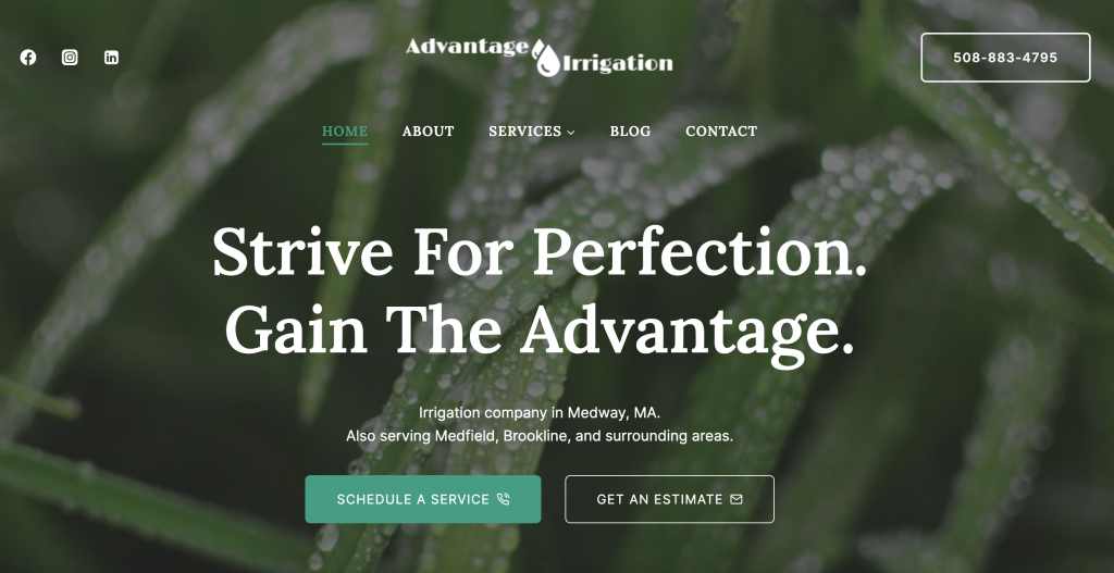 Irrigation Company Website